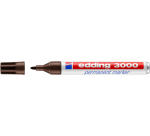 Edding 3000 Permanentmarker Rundspitze 1,5-3mm dunkelbraun