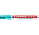 Edding 3000 permanent marker chisel tip 1.5-3mm turquoise
