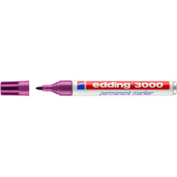 Marqueur edding 3000 permanent ogive 1,5-3mm violet