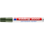 Marqueur edding 3000 permanent ogive 1,5-3mm vert olive