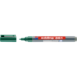 Viltstift edding 361 whiteboard rond 1mm groen