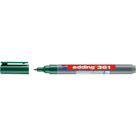 Viltstift edding 361 whiteboard rond 1mm groen