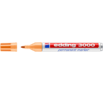 Edding 3000 Permanent Marker Bullet Tip 1.5-3mm Light Orange