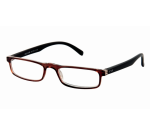 Reading glasses I Need You +2.50 dpt Half-line brown