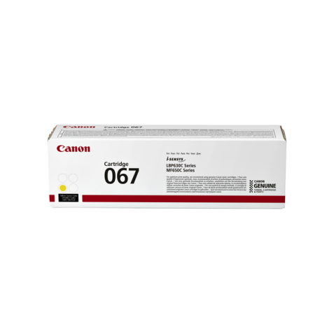 Cartouche toner Canon 067 jaune