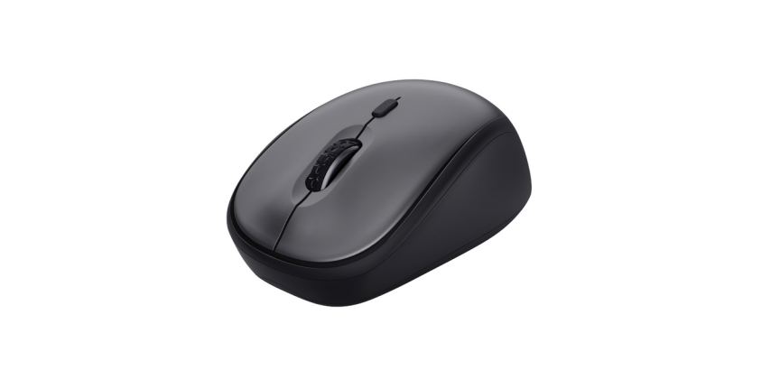 Eco Black Wireless Trust Yvi+ Mouse