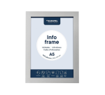 Europel info frame self-adhesive A5 silver