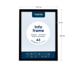 Europel Info Frame Sticker A3 Black