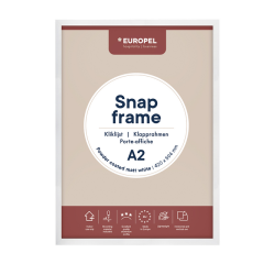 Cadre clipsable Europel A2 25mm blanc mat