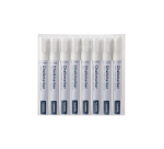 Europel chalk marker 6mm white pack of 8 pieces