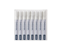Marqueur craie Europel 6mm blanc étui 8 pièces