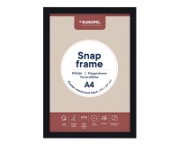 Cadre clipsable Europel A4 25mm noir mat