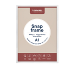 Cadre clipsable Europel A1 25mm blanc mat