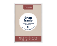 Cadre clipsable Europel A1 25mm blanc mat