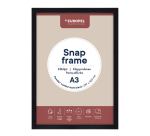 Cadre clipsable Europel A3 25mm noir mat