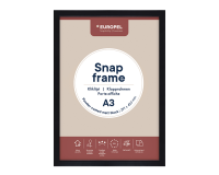 Cadre clipsable Europel A3 25mm noir mat