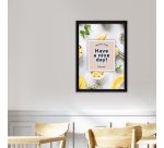 Cadre clipsable Europel A3 25mm noir mat