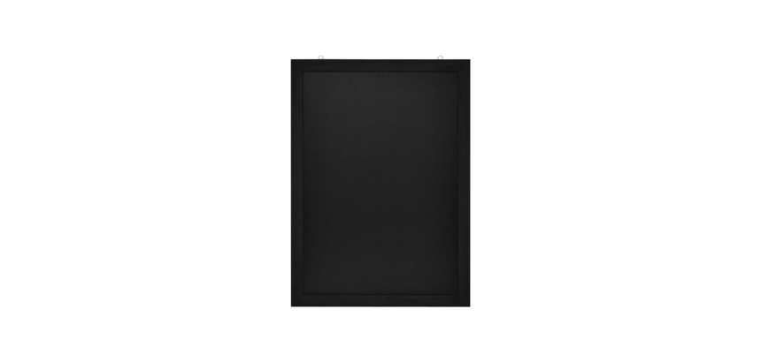Ardoise murale Europel avec cadre 60x84cm noir