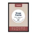 Kliklijst Europel A1 25mm mat zwart