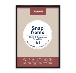 En_cadre clipsable europel a1 25mm noir mat