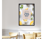 Kliklijst Europel A1 25mm mat zwart