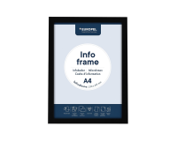 Cadre info Europel autocollant A4 noir