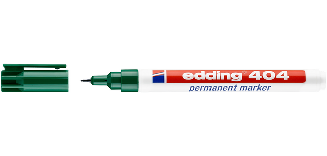 Edding 404 permanent marker bullet tip 0.75mm green