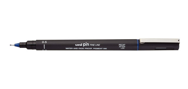 Uni-ball Pin Fineliner 0.5mm Blue
