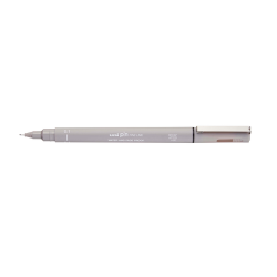 Fineliner Uni-ball Pin 0.1mm lichtgrijs