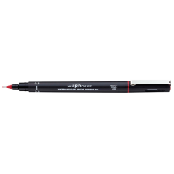 Fineliner Uni-ball Pin 0,3mm rouge 12 pièces