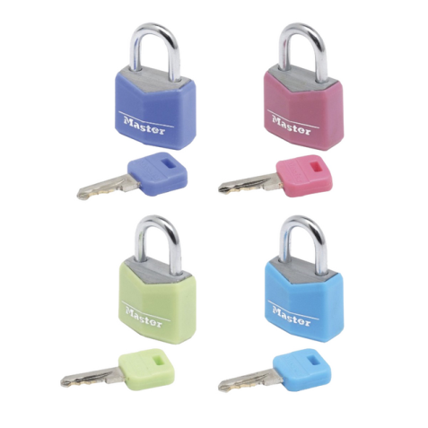 Cadenas Master Lock 4 assorti alu 20mm