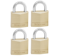 Cadenas Master Lock 4 verrouillage égal laiton 30mm 4 pièces