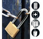 Hangslot MasterLock beugel 51mm messing 40mm