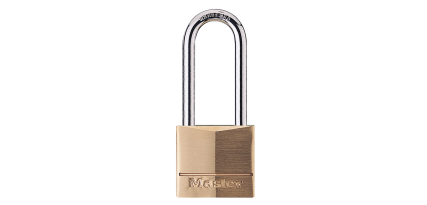 Hangslot MasterLock beugel 51mm messing 40mm