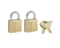 Cadenas Master Lock 2 verrouillage égal laiton 20mm 2 pièces