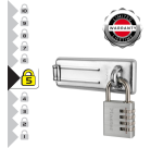 Cadenas Master Lock à moraillon alu 40mm