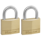 Cadenas Master Lock 2 verrouillage égal laiton 40mm