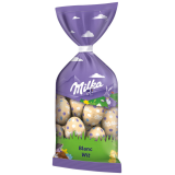 Chocolade Milka paaseitjes wit zak à 12/13 stuks