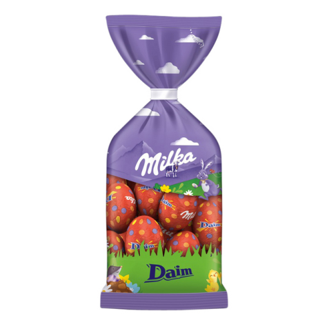 Chocolade Milka paaseitjes puur zak à 12/13 stuks