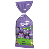 Oeufs de Pâques en chocolat Milka lait alpin sachet 12/13 pièces