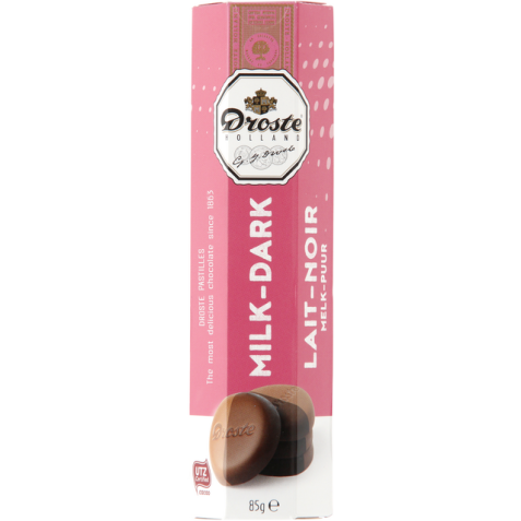 Chocolat Droste pastilles lait noir 85g