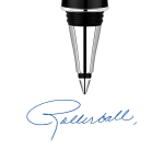 Recharge roller Parker Quink Medium bleu blister 2 pièces