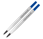 Recharge roller Parker Quink Medium bleu blister 2 pièces