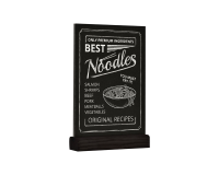 Krijtbord Europel tafelmodel A5 staand zwart