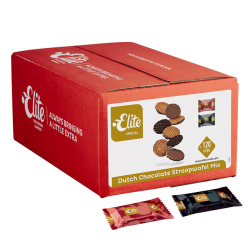 Biscuits Elite Special Dutch mix Stroopwafel chocolat 120 pièces