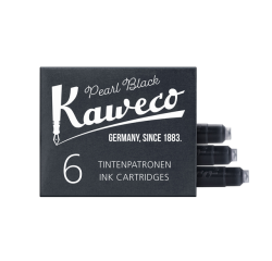 Cartouche d'encre Kaweco noir boîte 6 pièces
