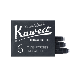 Cartouche d'encre Kaweco noir boîte 6 pièces