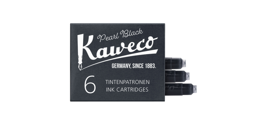 Inktpatroon Kaweco zwart doosje à 6 stuks