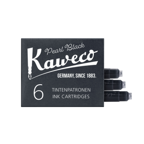 Cartouche d'encre Kaweco noir boîte 6 pièces