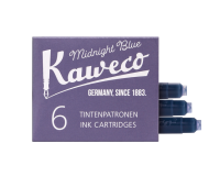 Cartouche d'encre Kaweco bleu-noir boîte 6 pièces